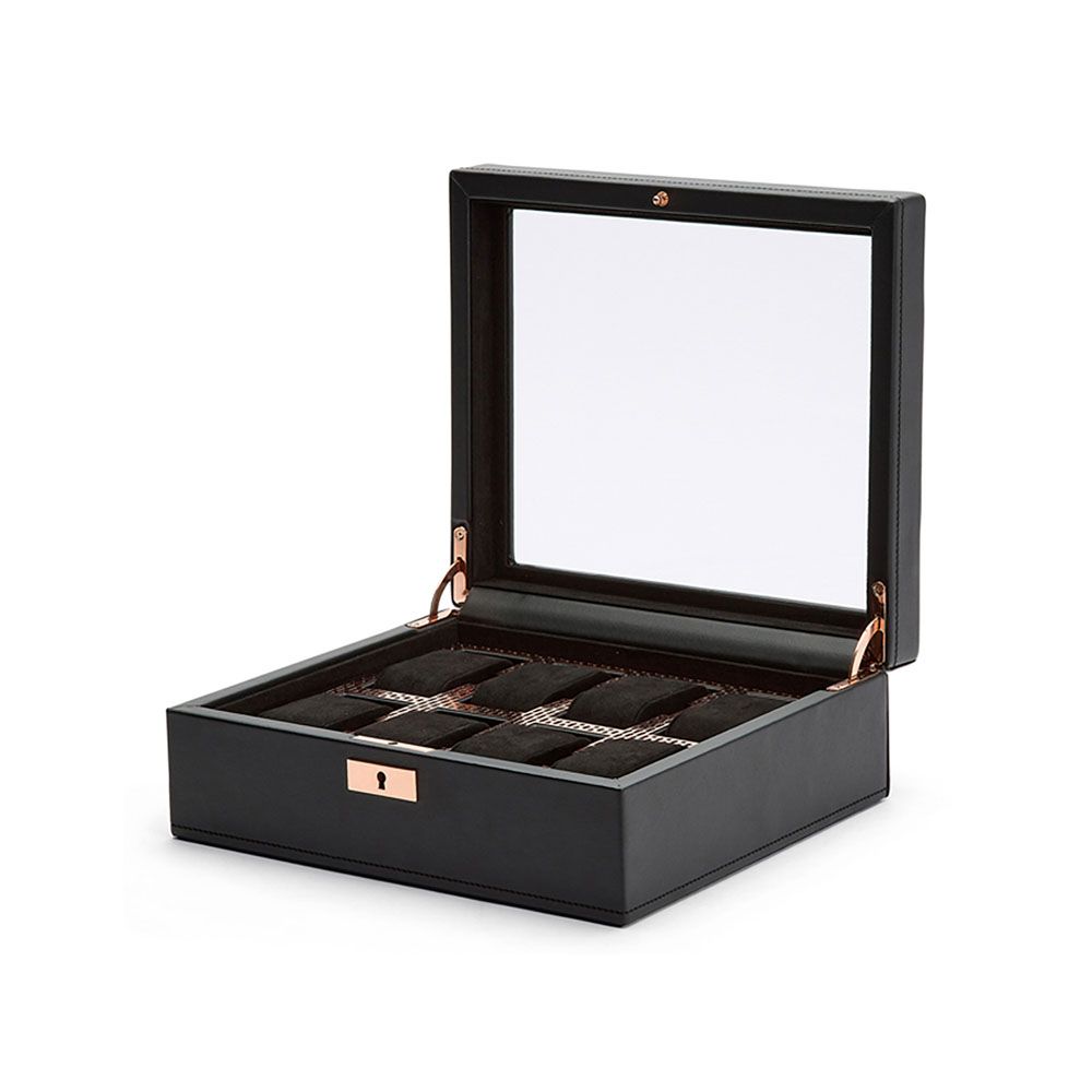 Wolf 1834 Axis 488016 8-Hole Watch Box