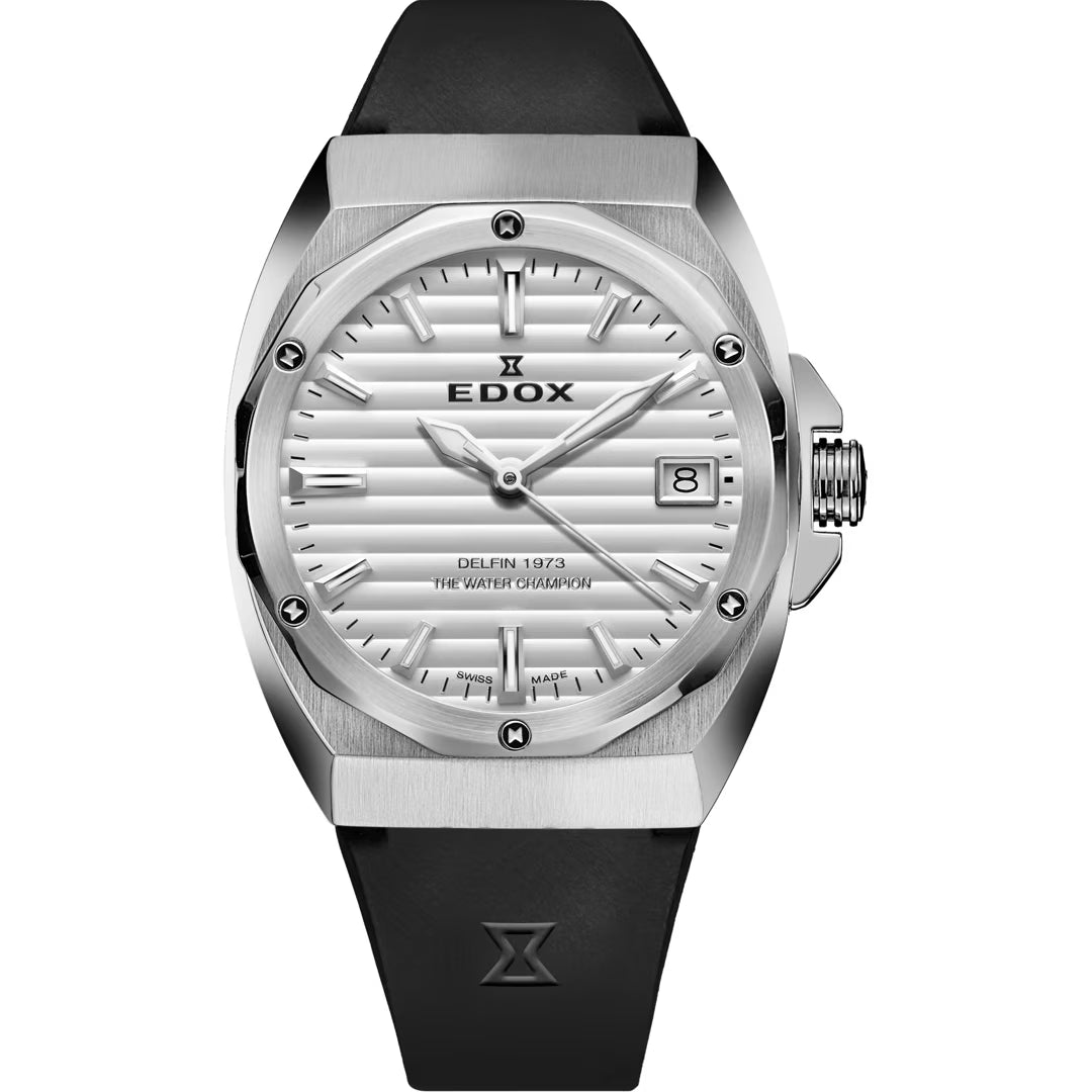Edox Delfin 1973 Date 32mm 50504 3CA AIN