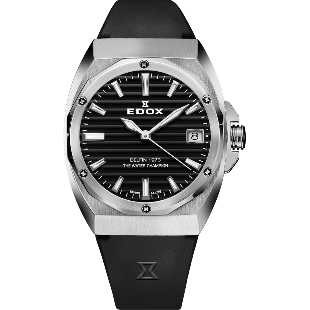 Edox Delfin 1973 Date 32mm 50504 3CA NIN