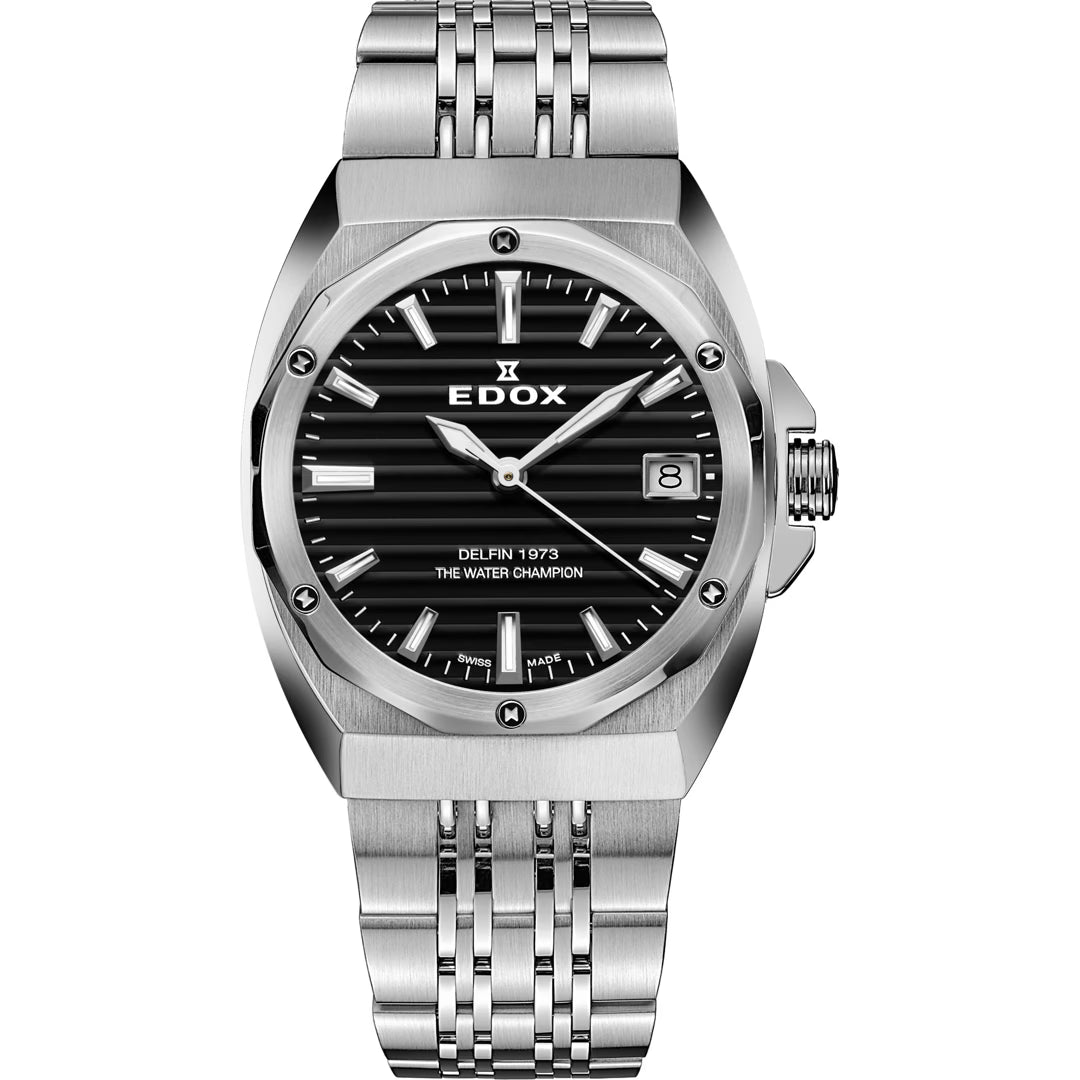 Edox Delfin 1973 Date 32mm 50504 3M NIN