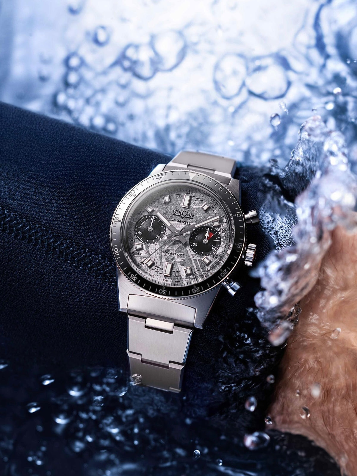 Vulcain Skindiver Chronograph Meteorite Limited Edition 590176T17.BHM286