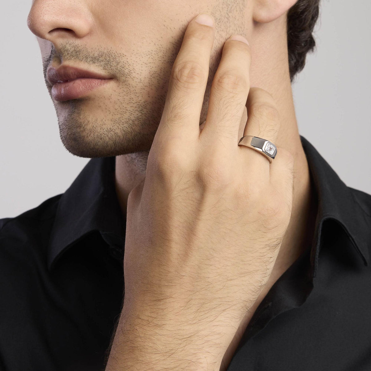 Bague Homme en argent Mabina Bijoux 523356