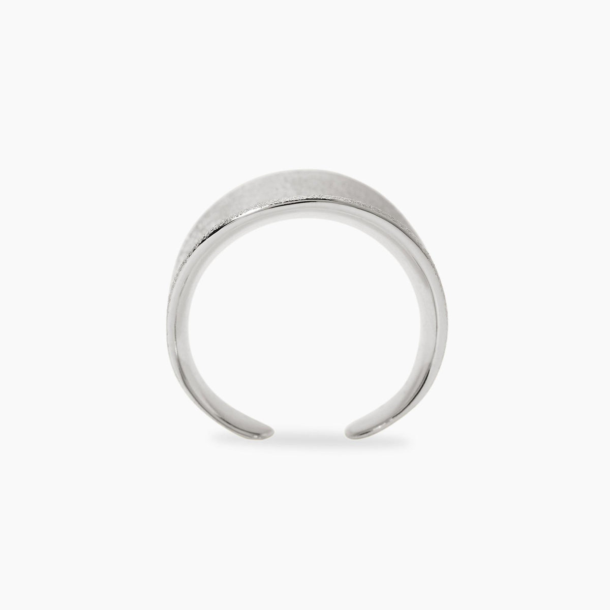 Adjustable engraved silver ring Mabina Gioielli 523481