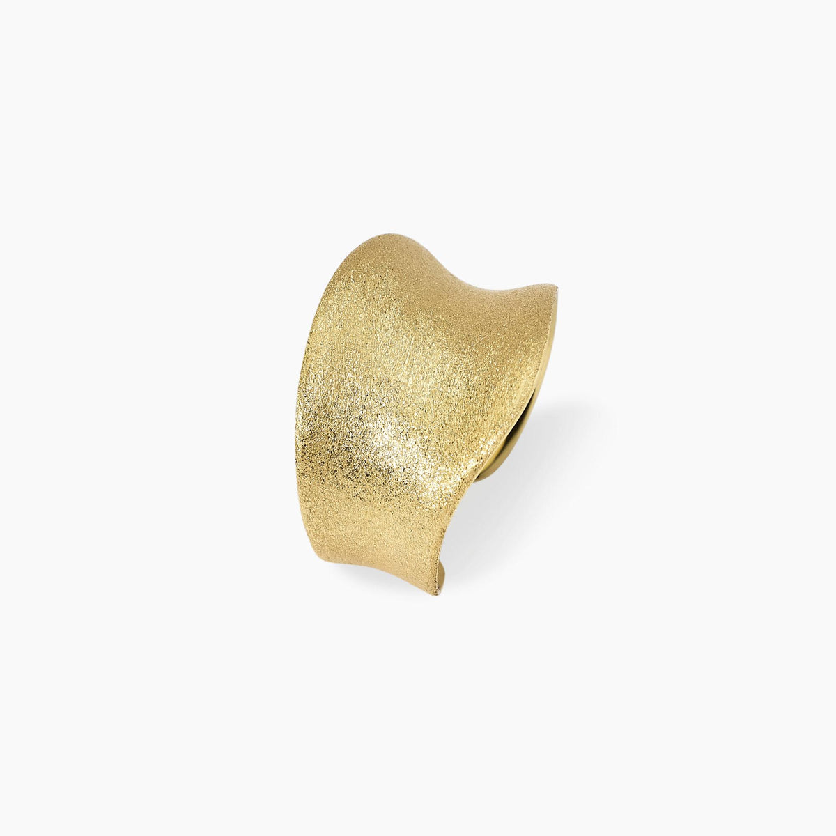 Adjustable ring in gold-plated silver, engraved by Mabina Gioielli 523495