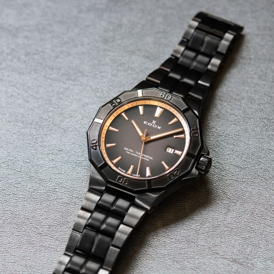 Edox Delfin The Original 43mm 53021-37GNM-NDR