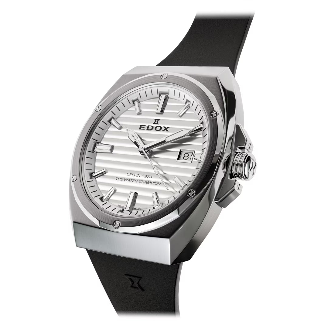 Edox Delfin 1973 Date Quartz 41mm 53032 3CA AIN