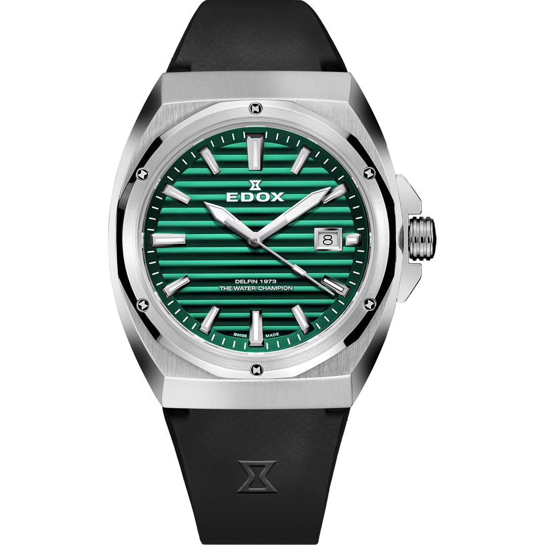 Edox Delfin 1973 Date Quartz 41mm 53032 3CA VIN