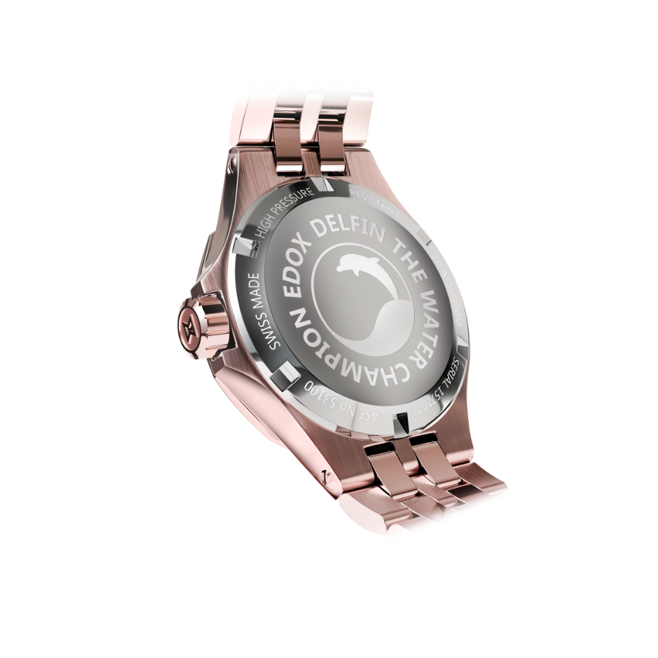 Edox Delfin The Original Date Dama 33mm 53100-37RM-NANRND