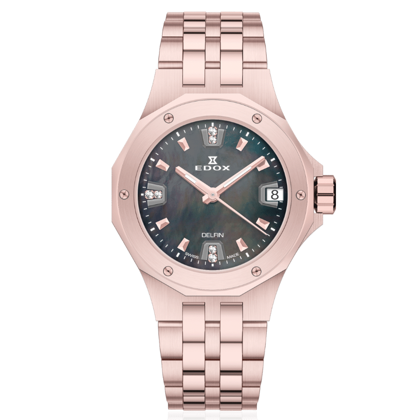 Edox Delfin The Original Date Dama 33mm 53100-37RM-NANRND