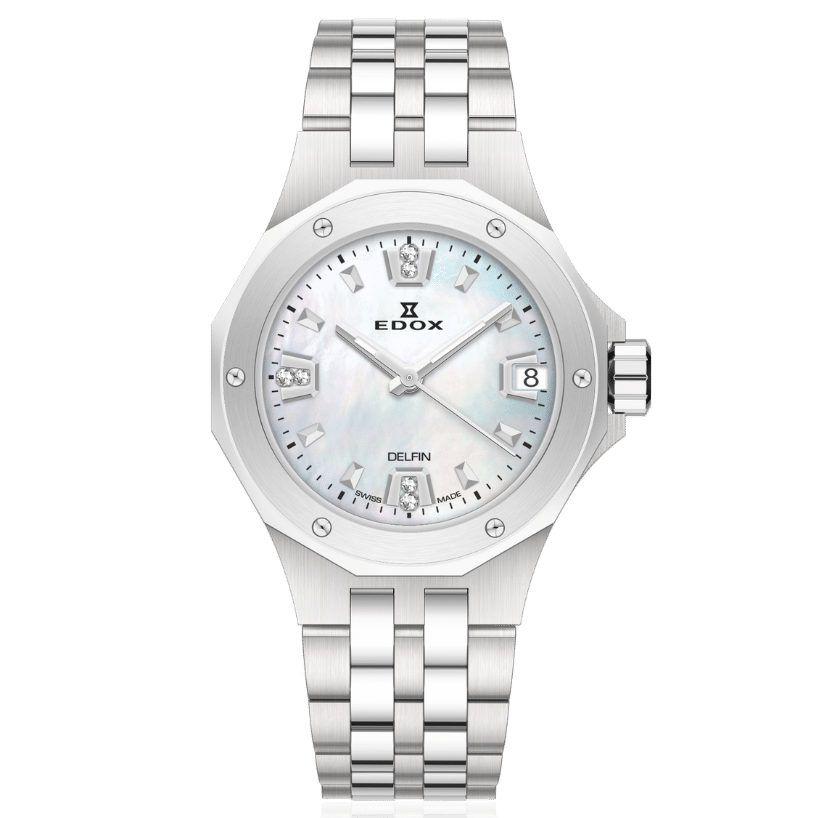 Edox Delfin The Original Date Lady 33mm 53100-3M-NAND