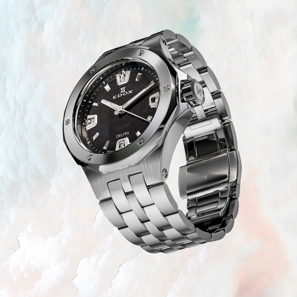 Edox Delfin The Original Date Lady 33mm 53100-3M-NANND