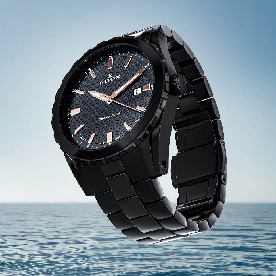 Edox Grand Ocean Date Gents 42mm 53102-37NM-NIR