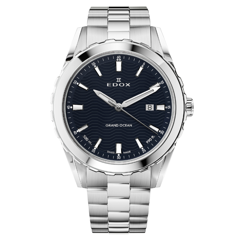 Edox Grand Ocean Date Caballero 42mm 53102-3M-BUIN