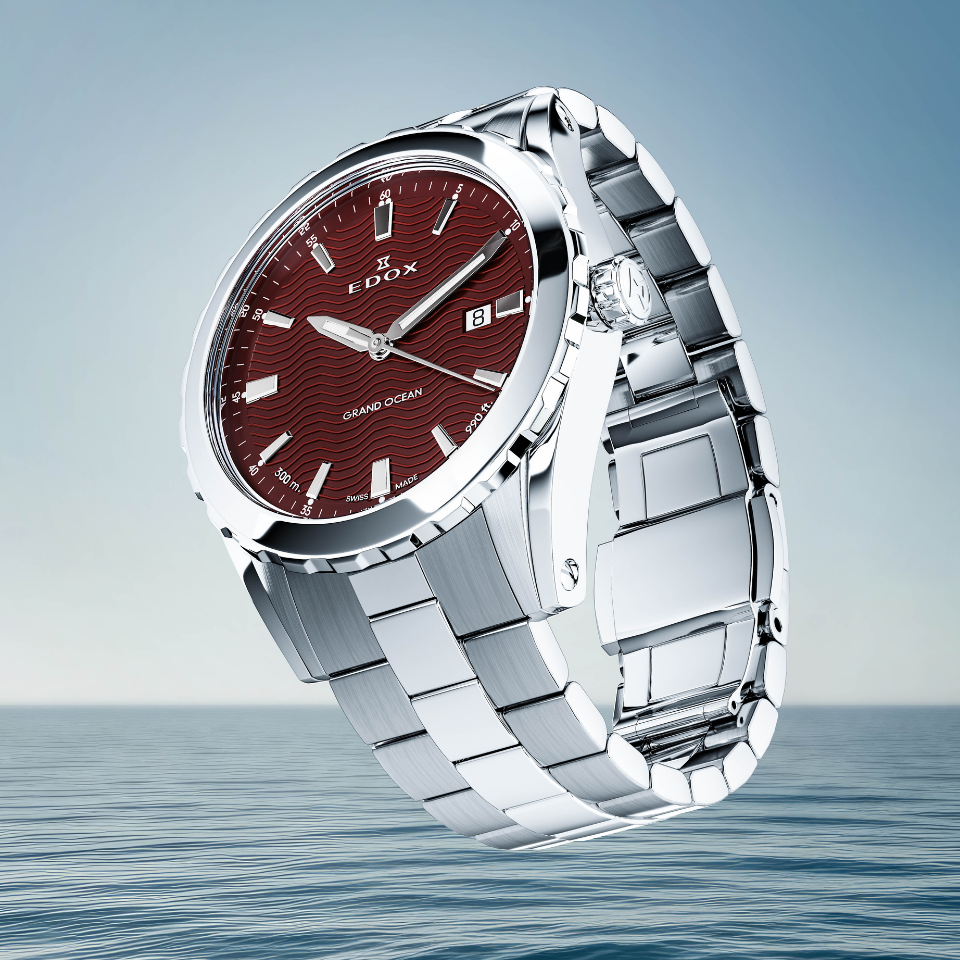 Edox Grand Ocean Date Caballero 42mm 53102-3M-ROUIN