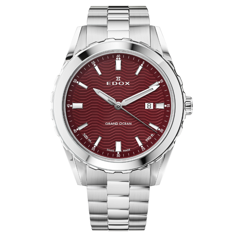 Edox Grand Ocean Date Caballero 42mm 53102-3M-ROUIN