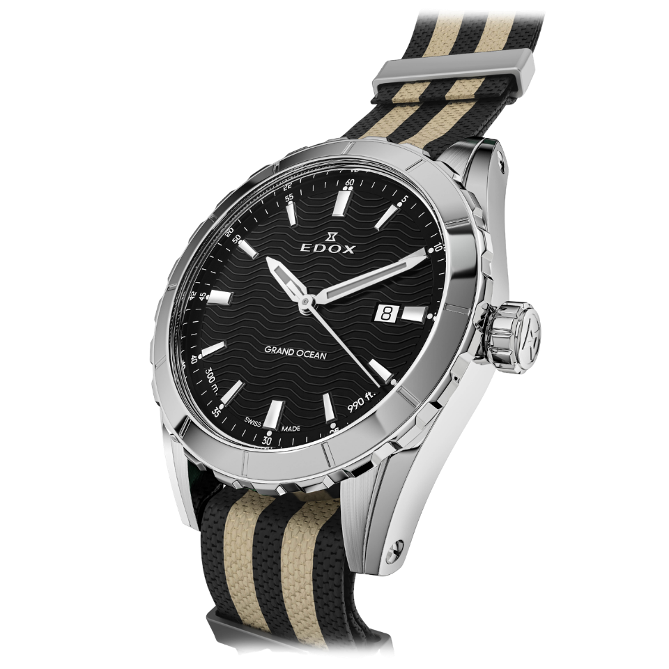 Edox Grand Ocean Date Caballero 42mm 53102-3NAGN-NIN
