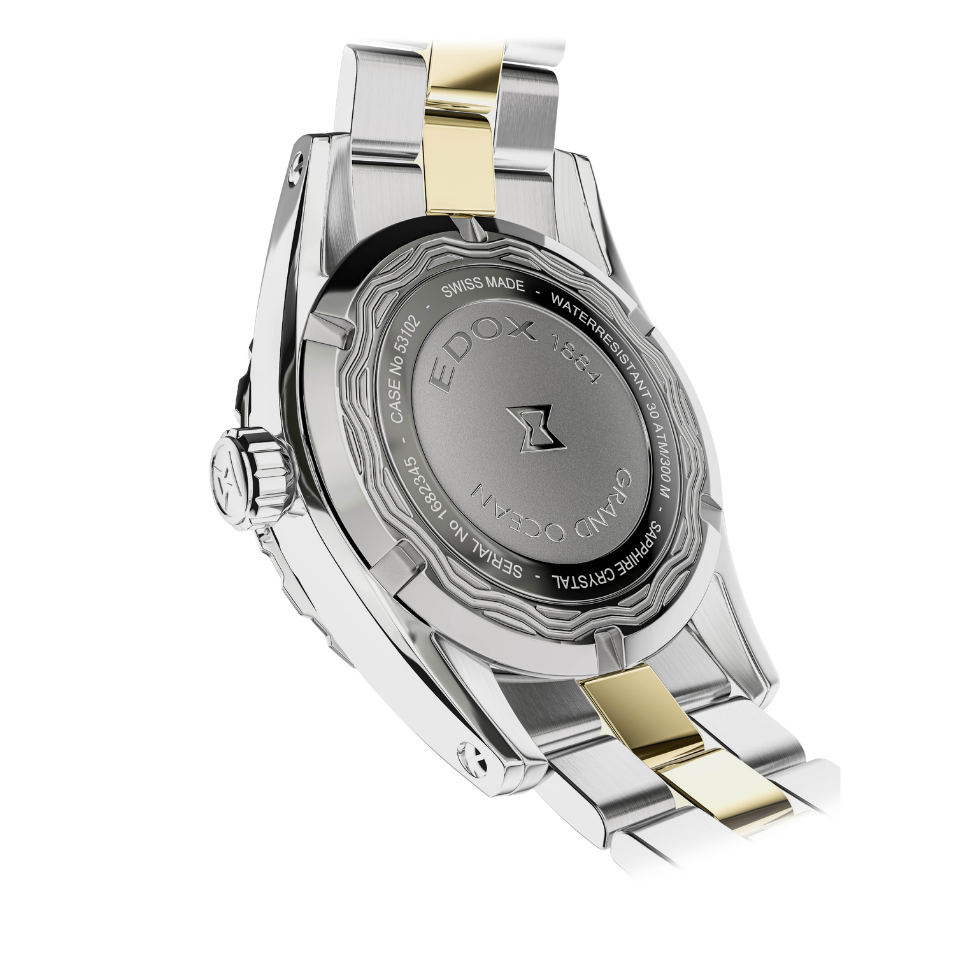 Edox Grand Ocean Date Dama 33mm 53103-357JM-AID