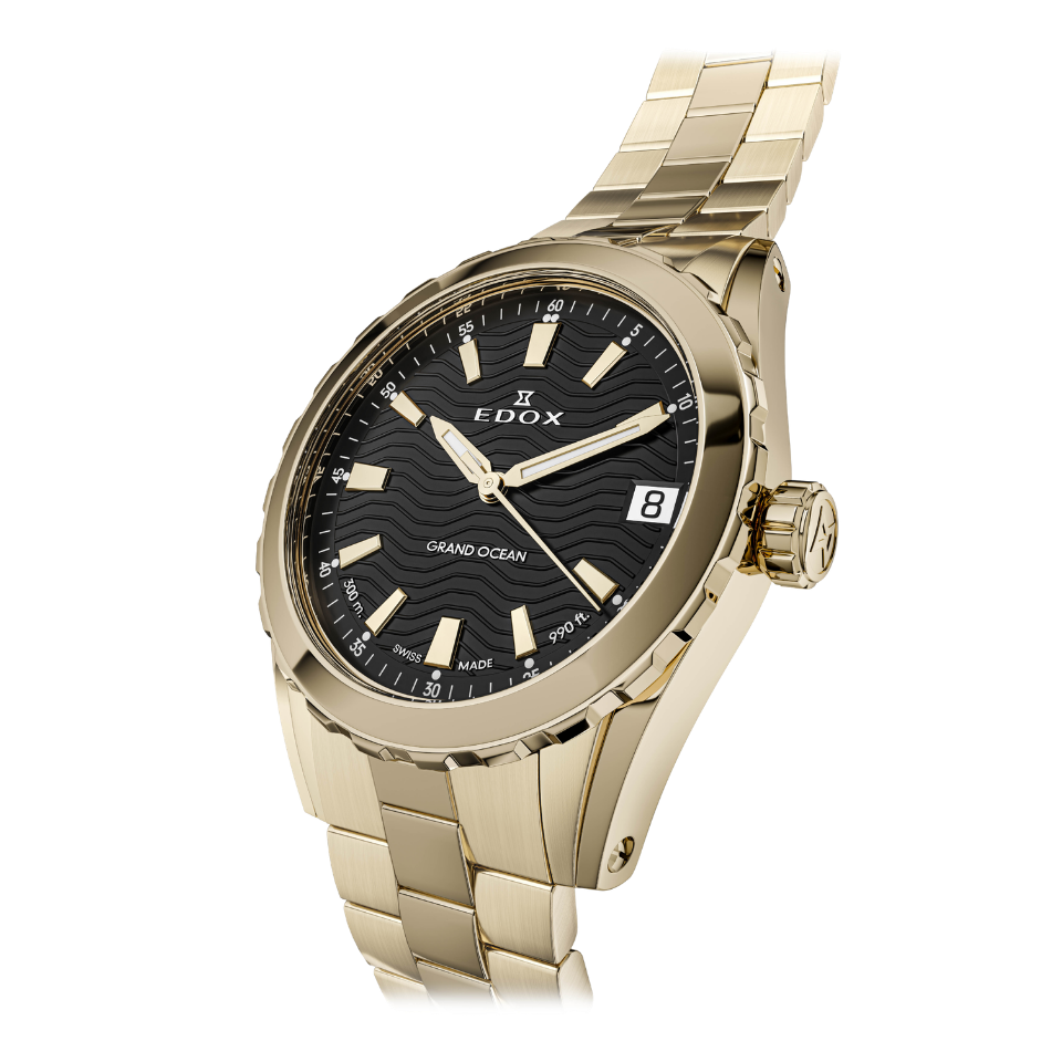 Edox Grand Ocean Date Ladies 33mm 53103-37JM-NID