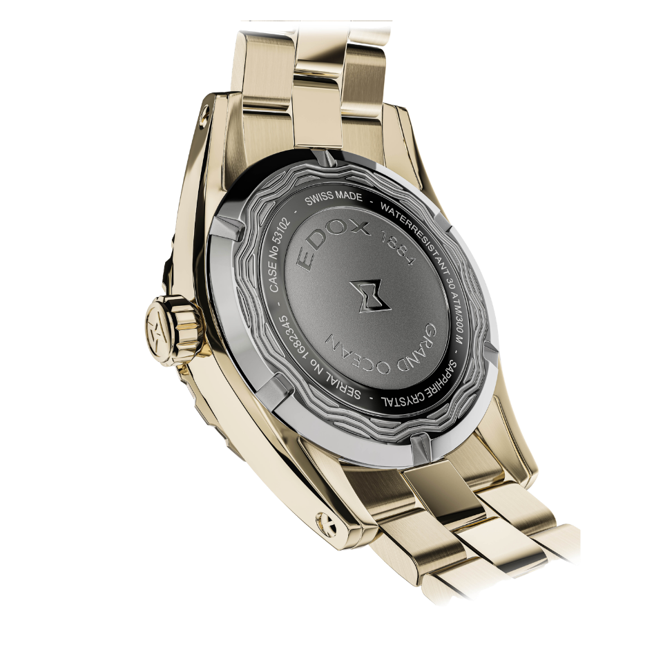 Edox Grand Ocean Date Ladies 33mm 53103-37JM-NID