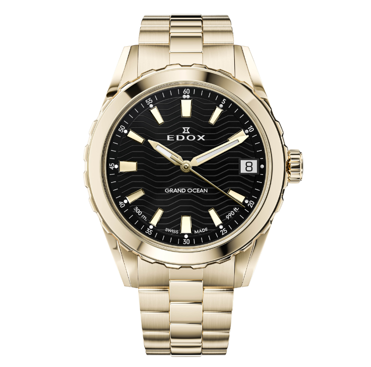Edox Grand Ocean Date Ladies 33mm 53103-37JM-NID