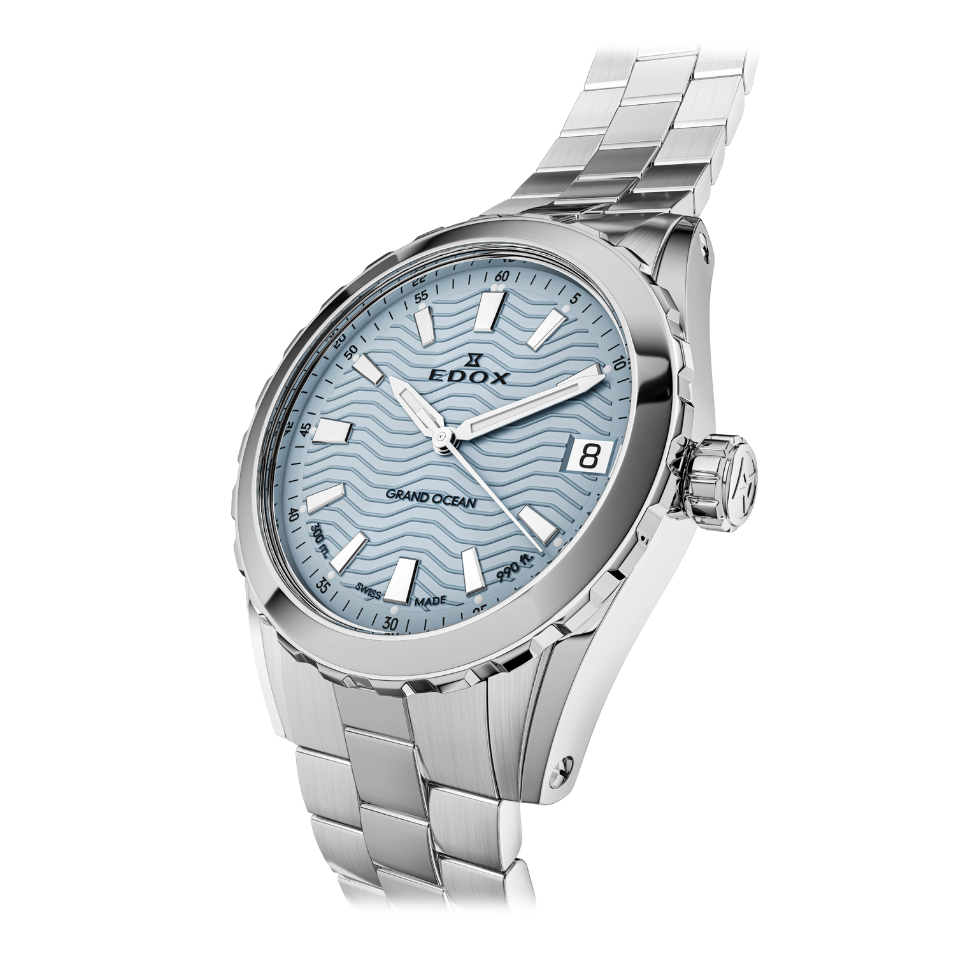 Edox Grand Ocean Date Ladies 33mm 53103-3M-BUCN