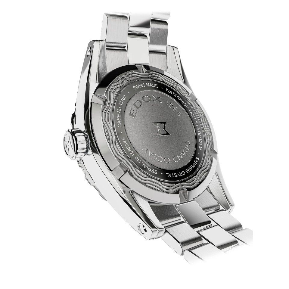 Edox Grand Ocean Date Ladies 33mm 53103-3M-BUCN
