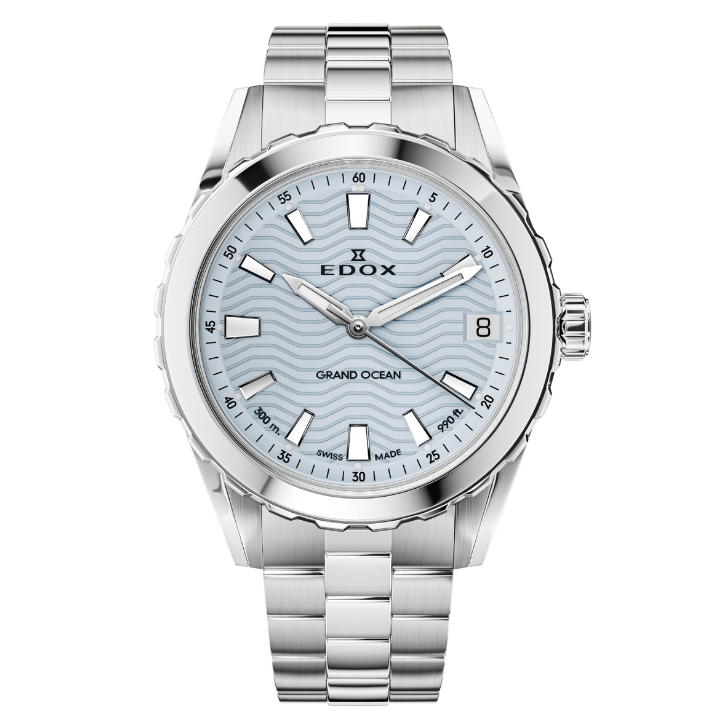 Edox Grand Ocean Date Ladies 33mm 53103-3M-BUCN