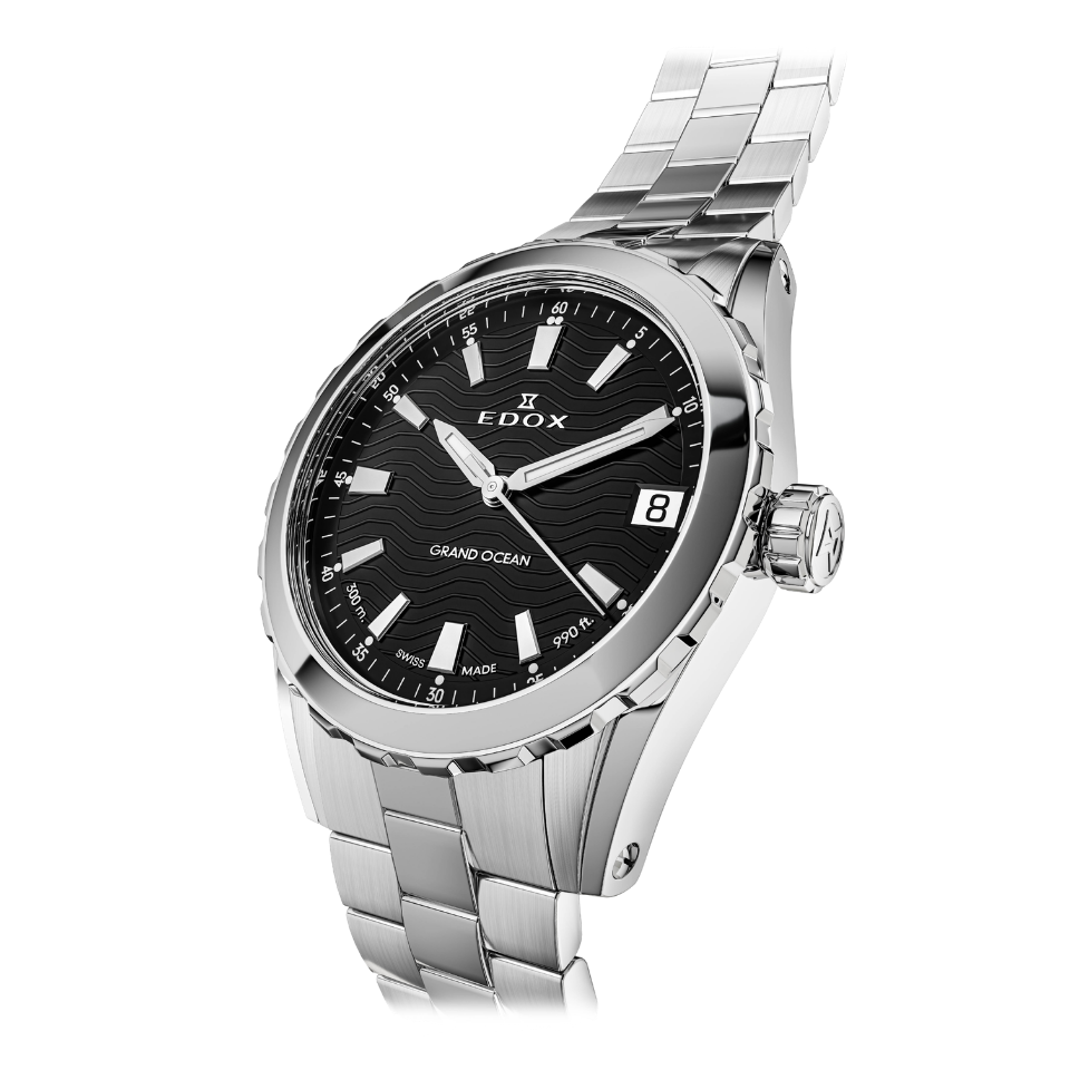 Edox Grand Ocean Date Dama 33mm 53103-3M-NIN