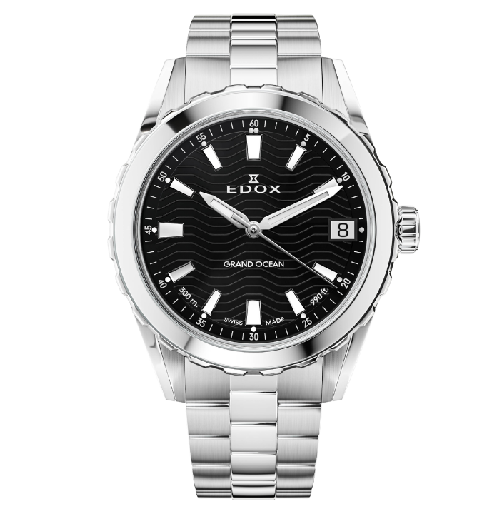 Edox Grand Ocean Date Dama 33mm 53103-3M-NIN