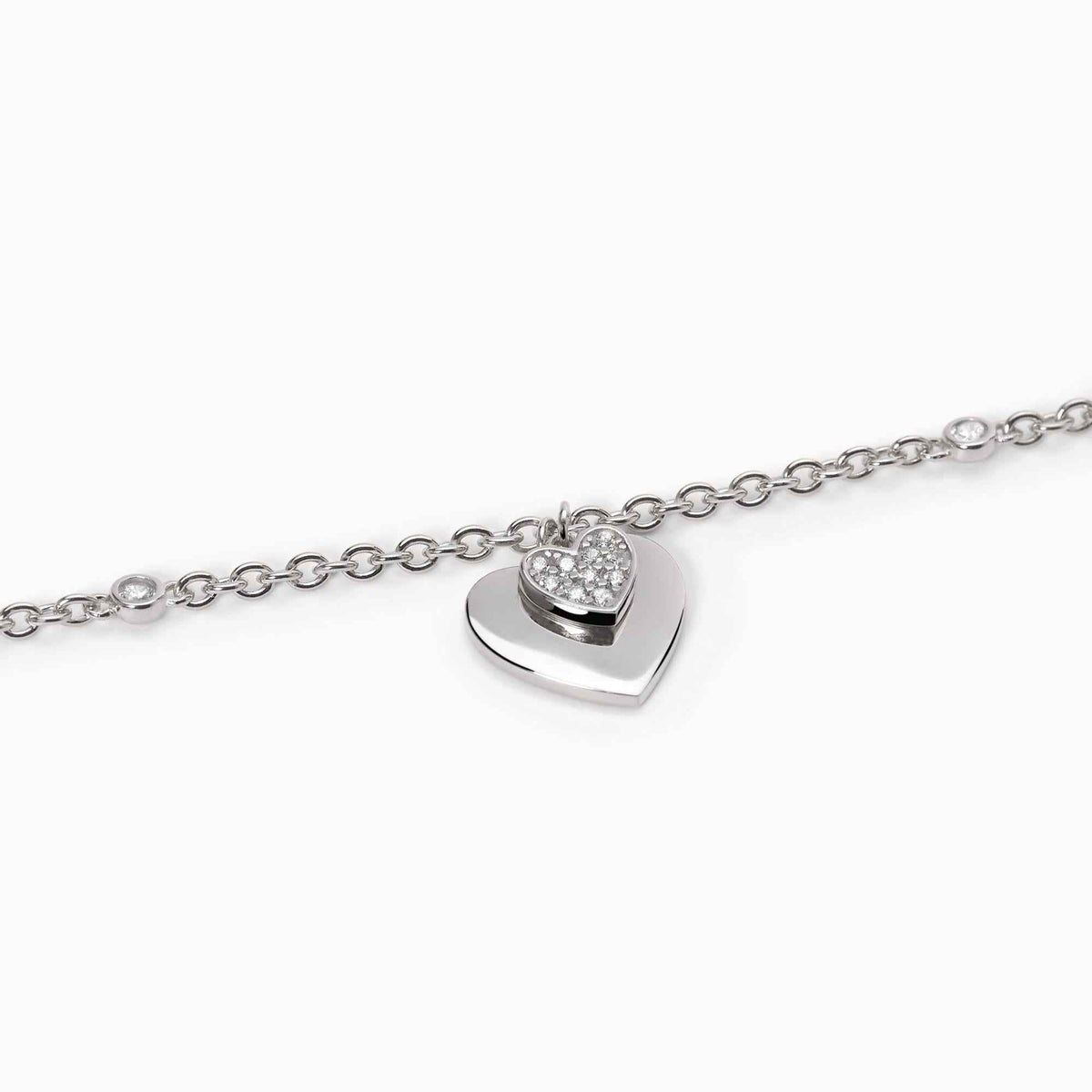 Mabina Silber Herz Armband 533637