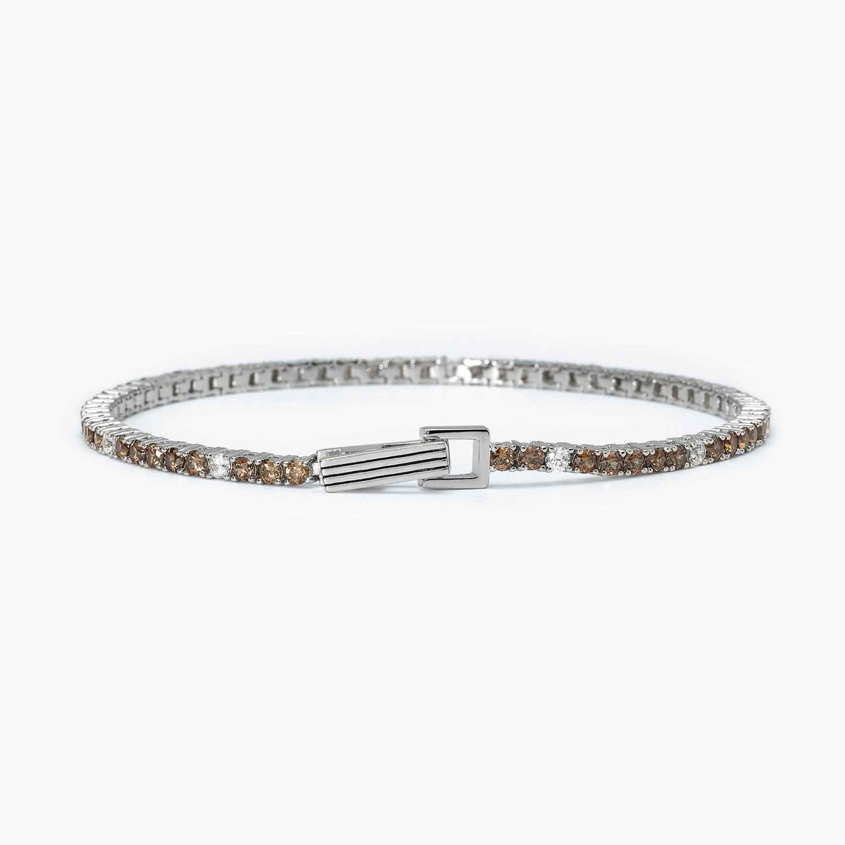 Bracciale Tennis Uomo in argento Mabina Gioielli 533700-S