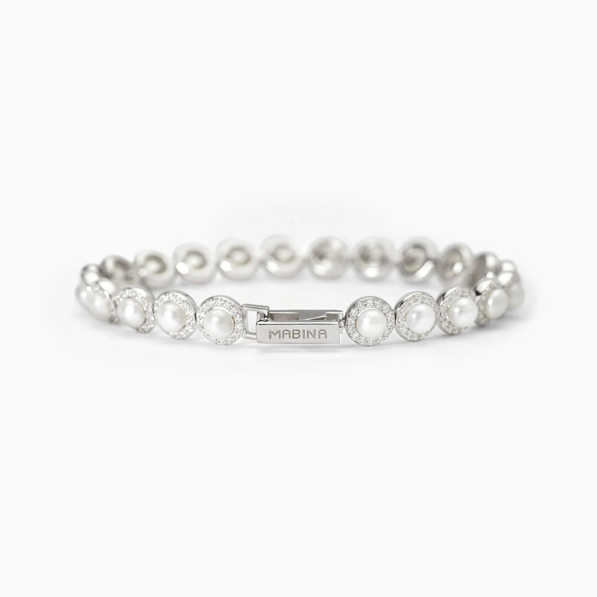 Bracciale Mabina tennis Argento 533826-18