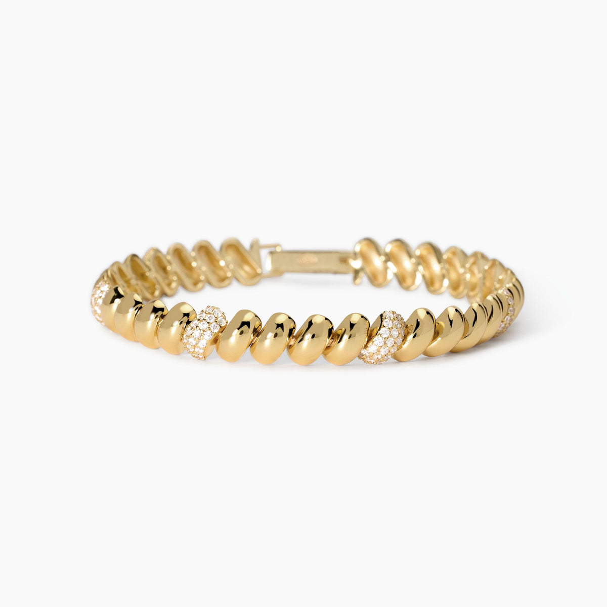 Gold Plated Bracelet Mesh San Marco Mabina 533943-17