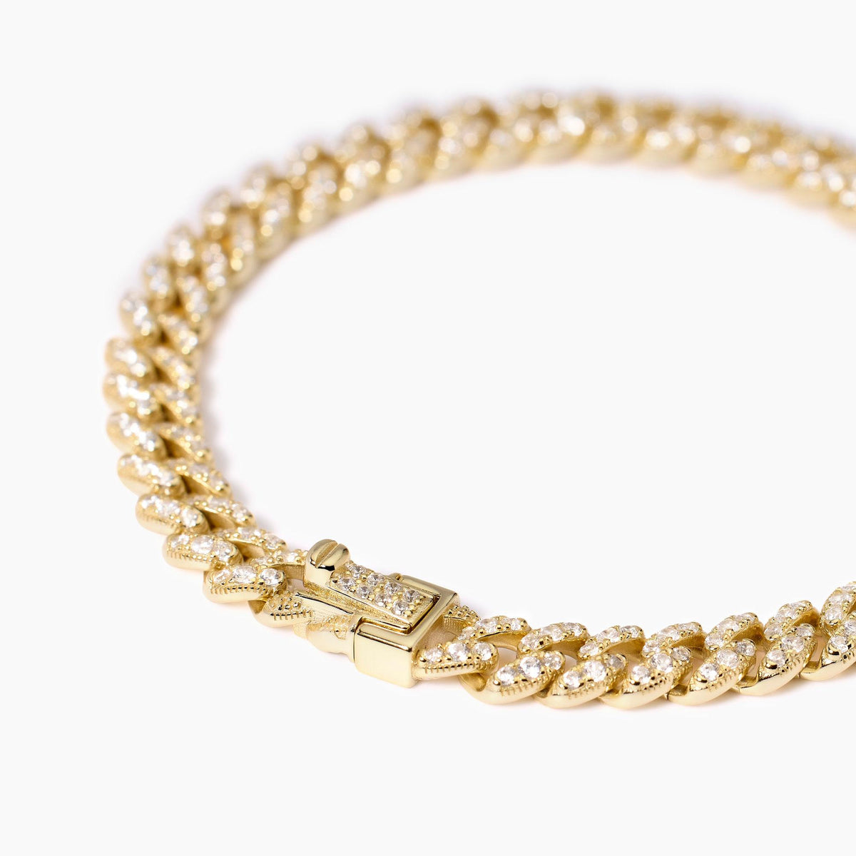 Bracciale placcato oro con catena groumette Mabina 533963/18