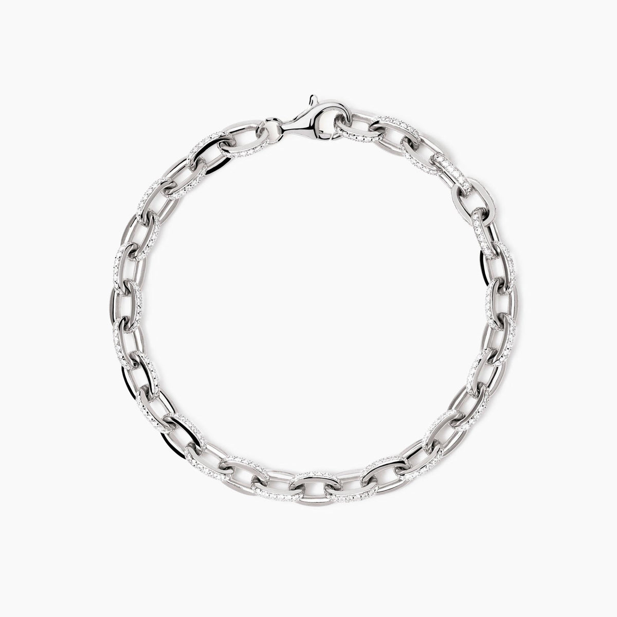 Bracciale in argento con catena rolò Mabina 533966