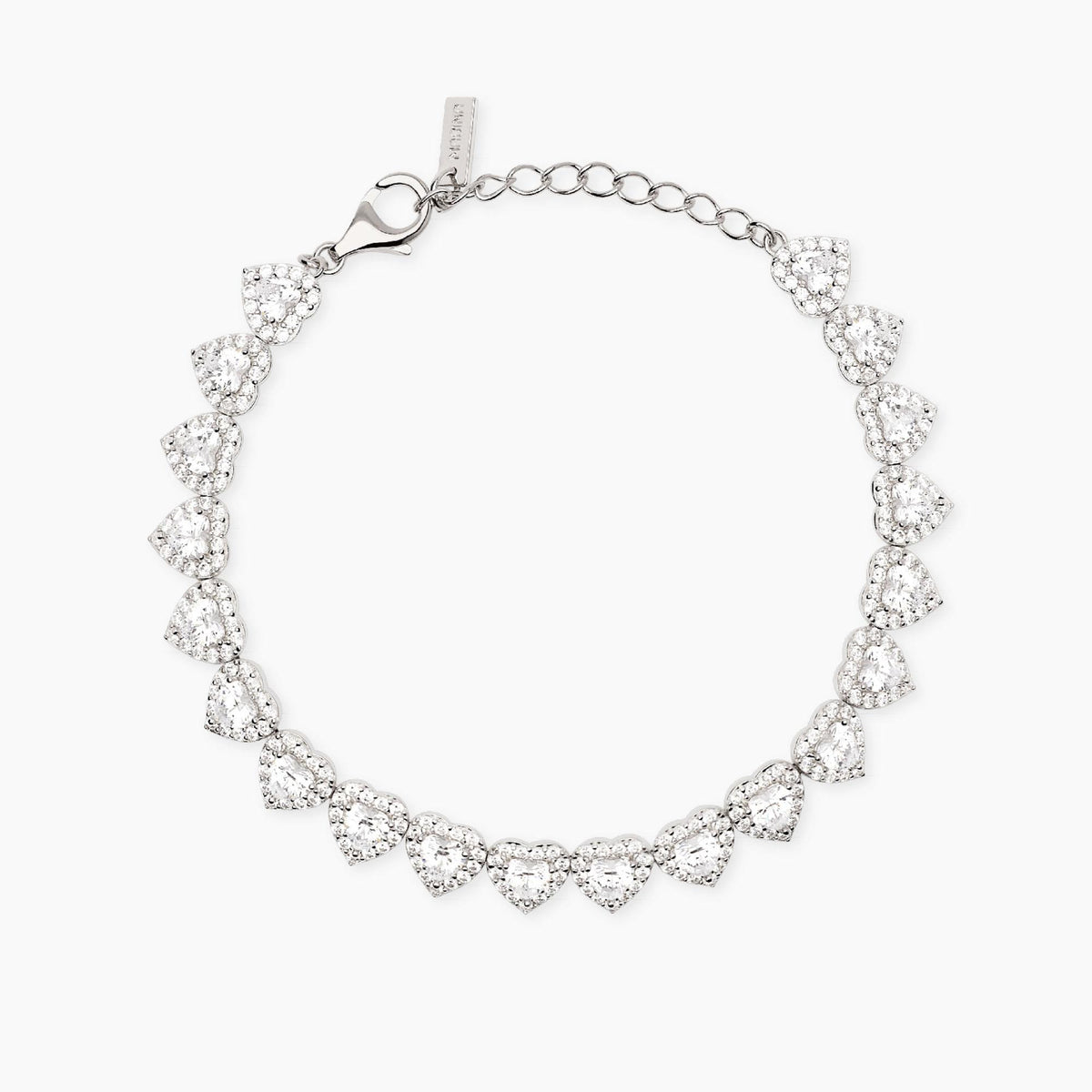 Bracciale tennis con cuori Mabina Gioielli 534115