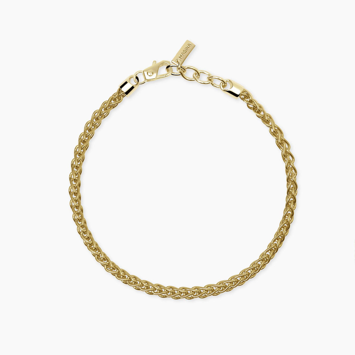 Bracelet homme argent plaqué or Mabina Gioielli 534158