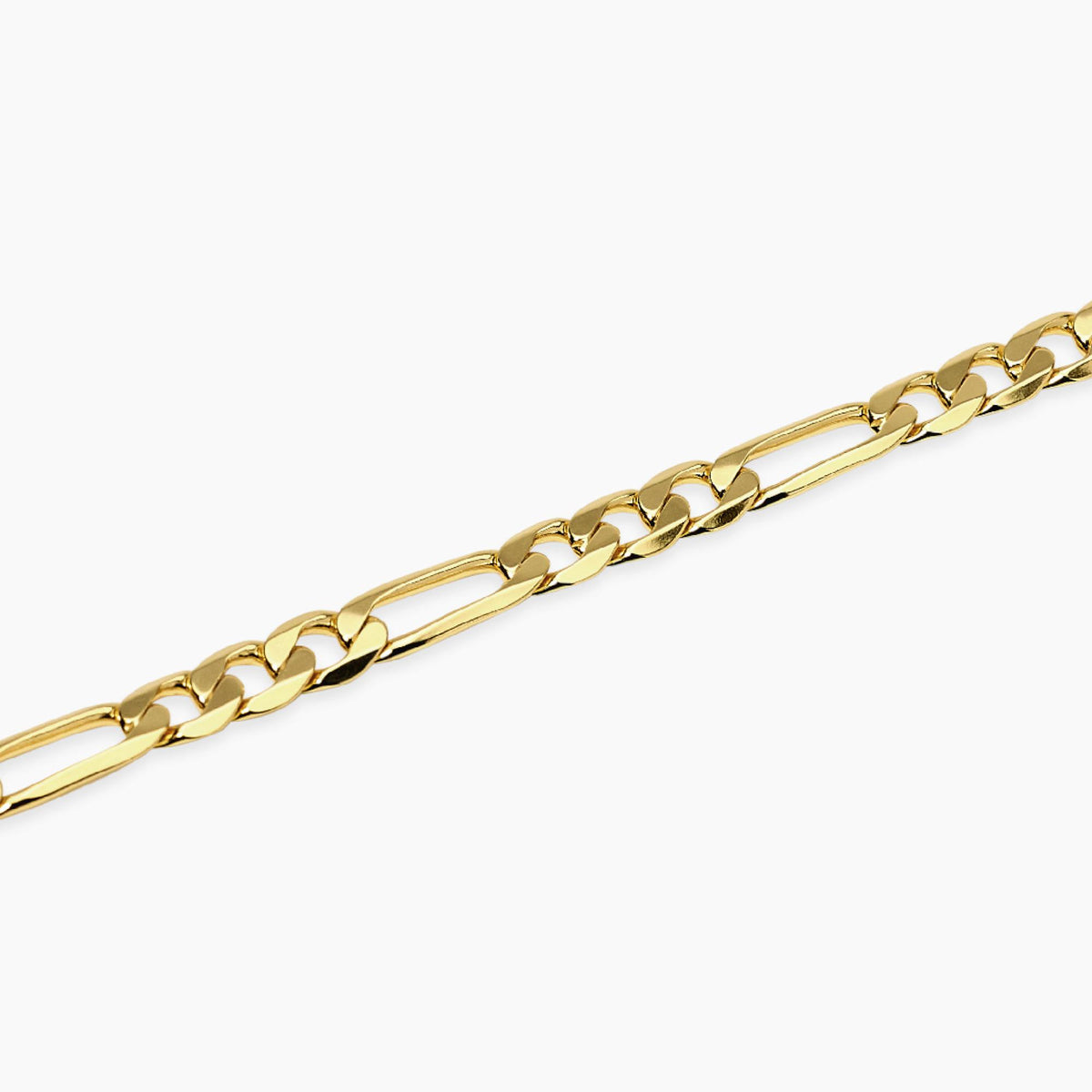 Bracelet en argent doré avec chaîne figaro Mabina Gioielli 534159