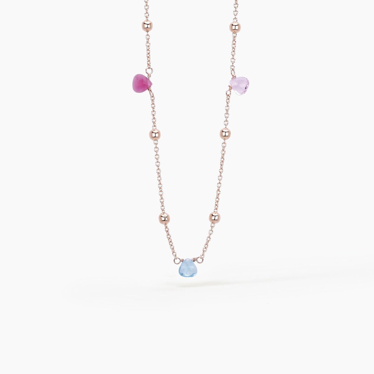 Collana in Argento Rosato Mabina Gioielli 553349