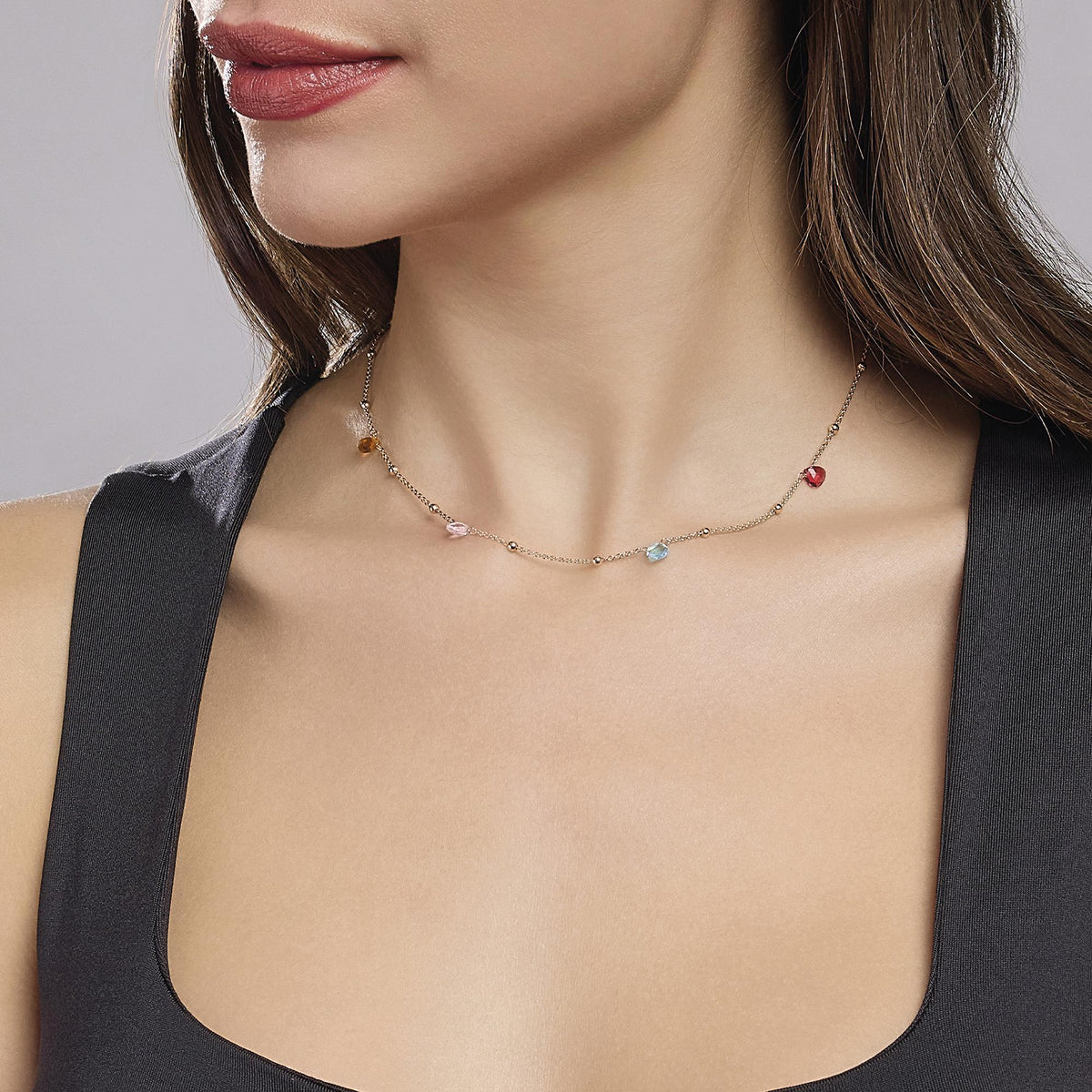 Collana in Argento Rosato Mabina Gioielli 553349