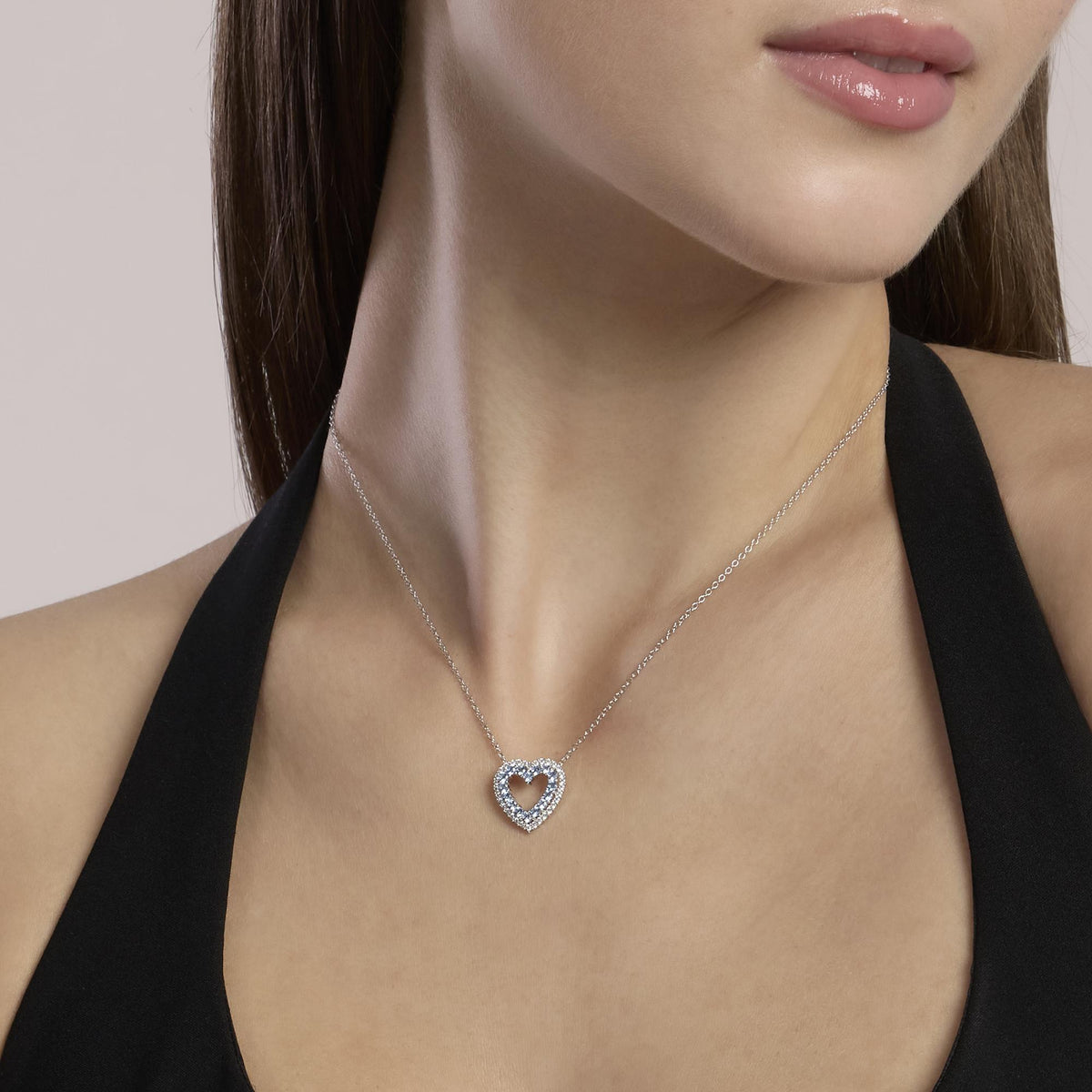 Girocollo in argento con Cuore Mabina Gioielli 553817