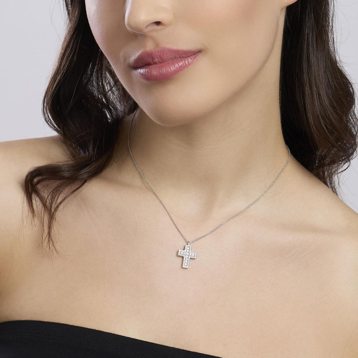 Mabina 553835 Zirconia Cross Choker