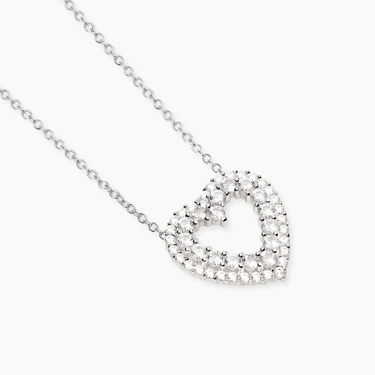 Girocollo in argento con Cuore Mabina Gioielli 553855