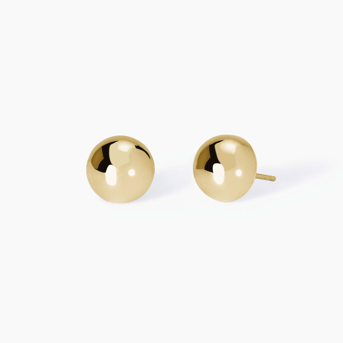 Mabina Silver Gold Plated Stud Earrings 563838