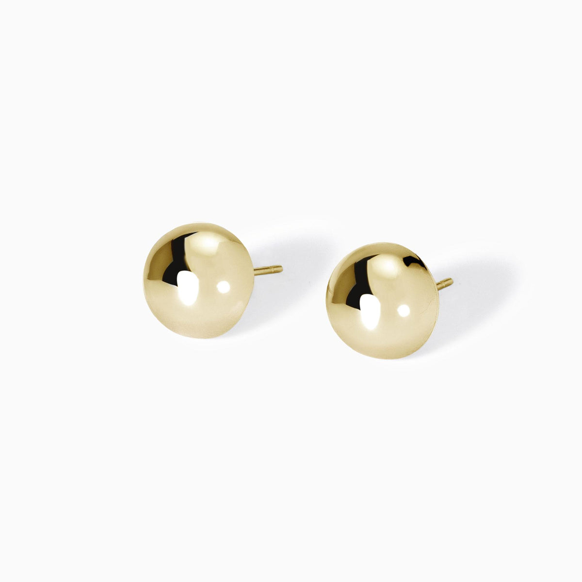 Mabina Silver Gold Plated Stud Earrings 563838