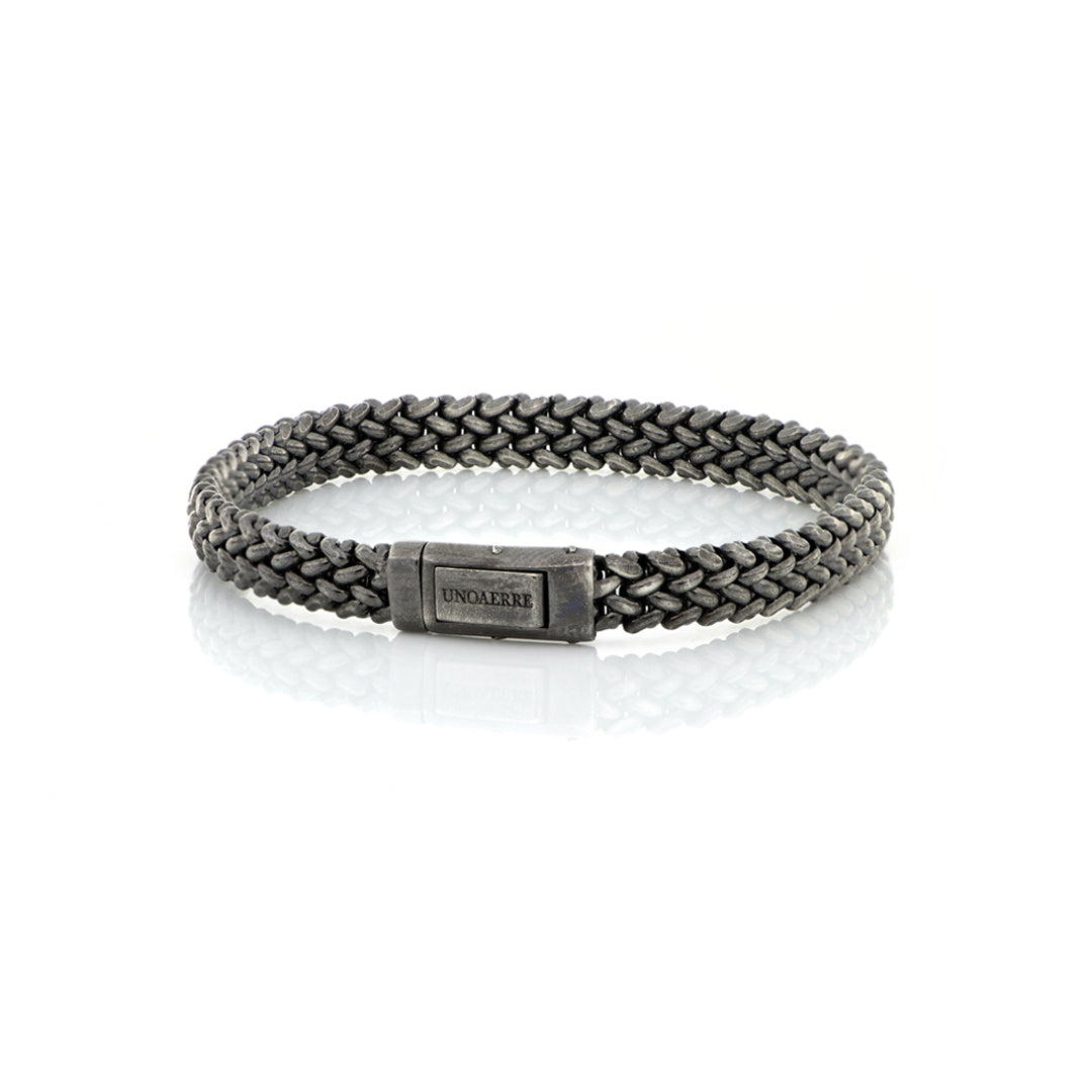 Unoaerre 5753 Burnished Silver Bracelet 