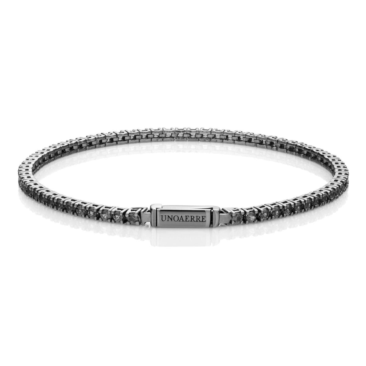 Bracciale Tennis in argento nero Unoaerre 5771