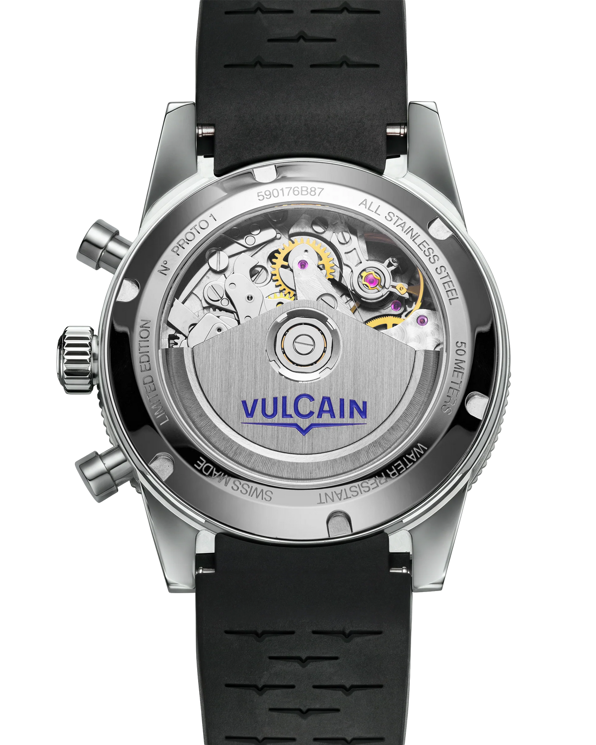Vulcain Skindiver Cronógrafo Rojo y blanco 590176B57.BAR255