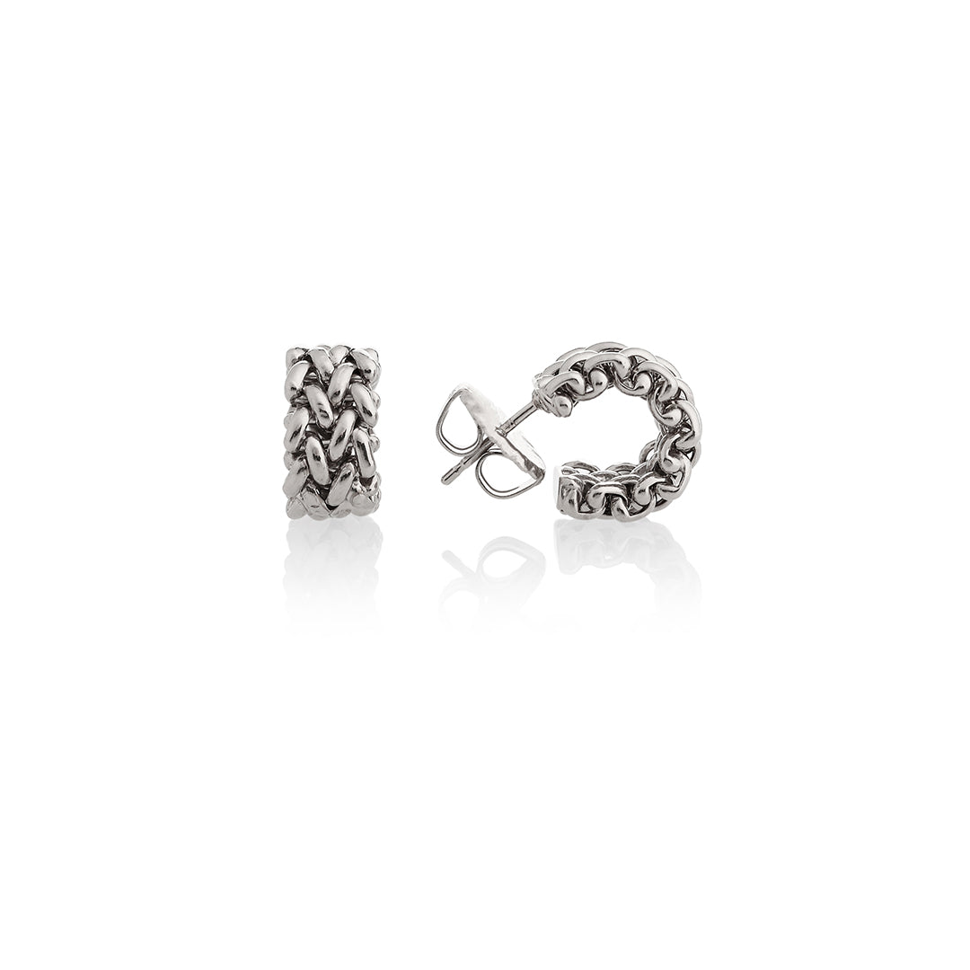 Chicco Unoaerre 5901 white silver earrings 