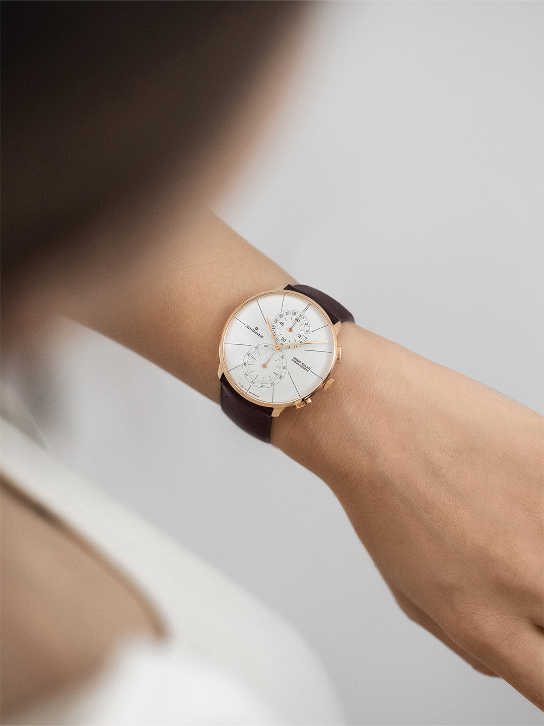 Junghans Meister fein Chronoscope MEGA Solar 39.5mm 59/7201.00